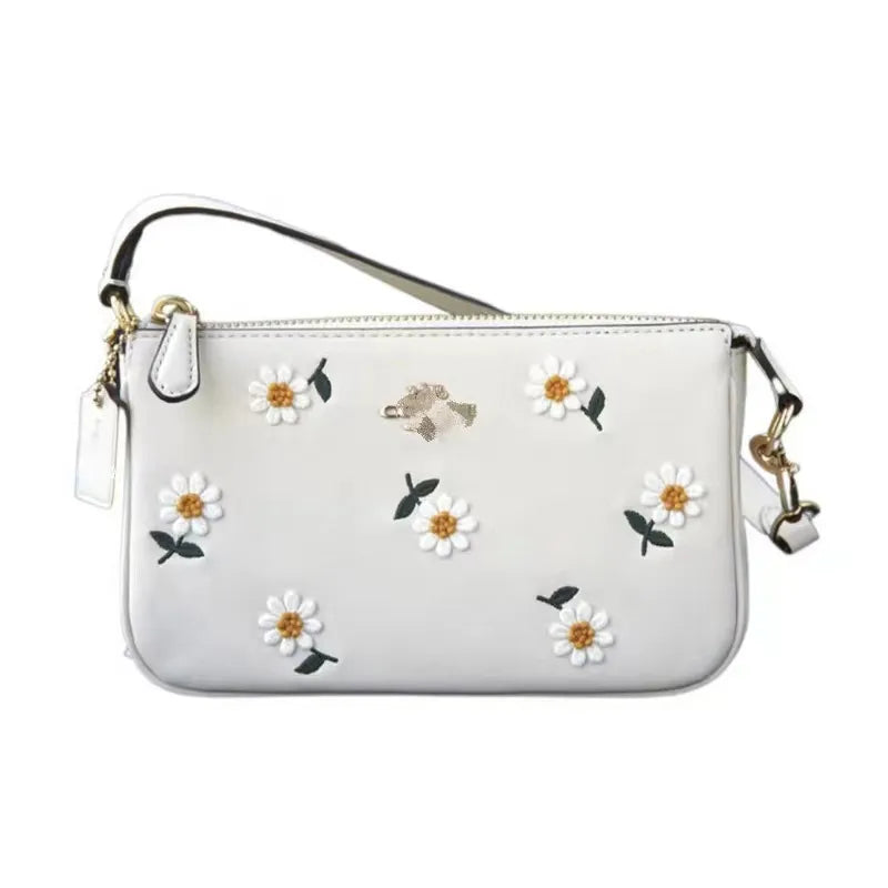 Coach Daisy Embroidery Nolita 19 Wristlet Women Handbag